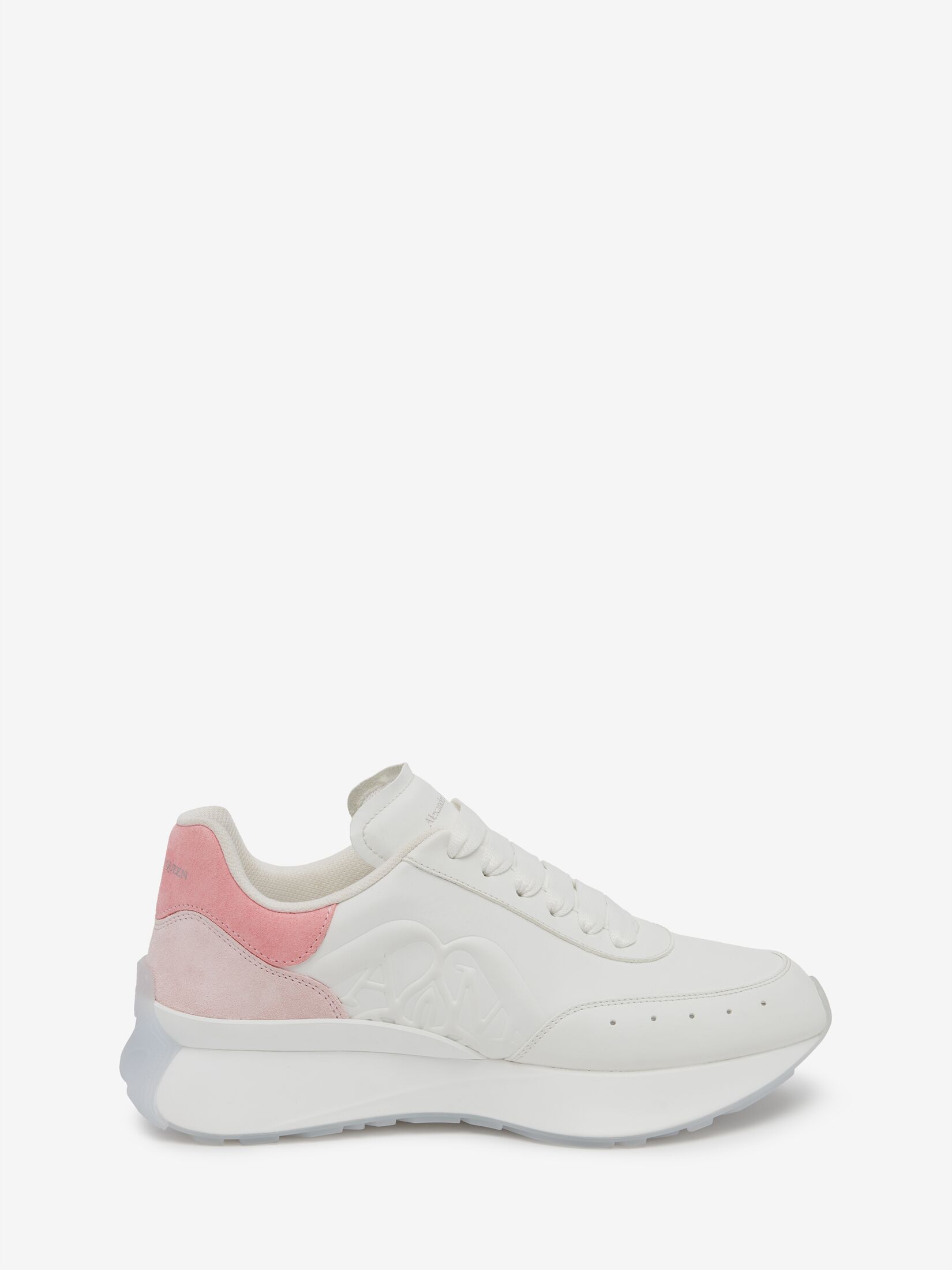 Alexander McQueen Oversized Women's Sneakers Size 40 EU / 10 US White Pink  | eBay